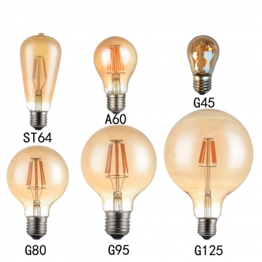Customized DC 24V Smart Dimmable Filament LED Bulb for Loxone/Dali/KNX/DMX