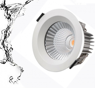 12W RGBW/Tunable White LED IP65 Waterproof 24V Recessed Downlight for DALI LOXONE DMX KNX Automation