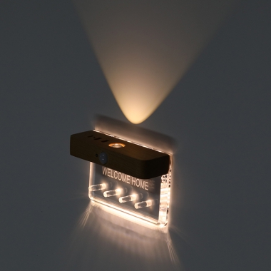 High quality Induction Magnetic USB Rechargeable Intelligent LED Entrance Wall Light with PIR Sensor