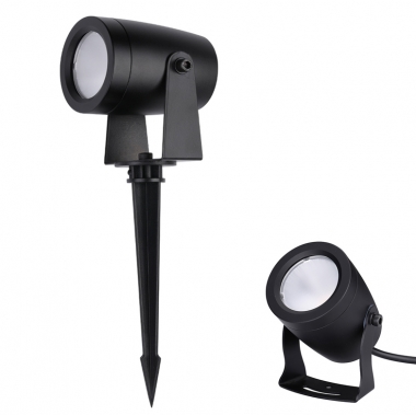  DC 24V 12W Outdoor Spike Lights Waterproof IP67 DMX Smart RGBW LED Garden Spotlight