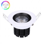 DC 24V 8W RGBW LED Downlight Compatible for Loxone PWM DMX Lighting System